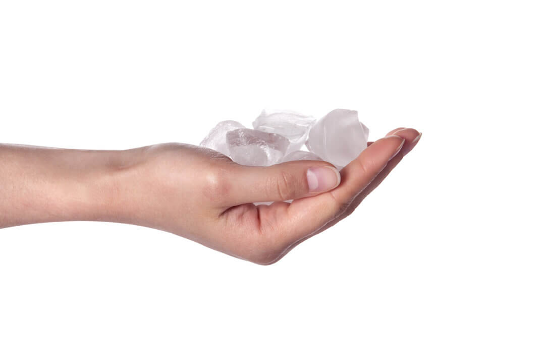 reduce anxiety hold ice